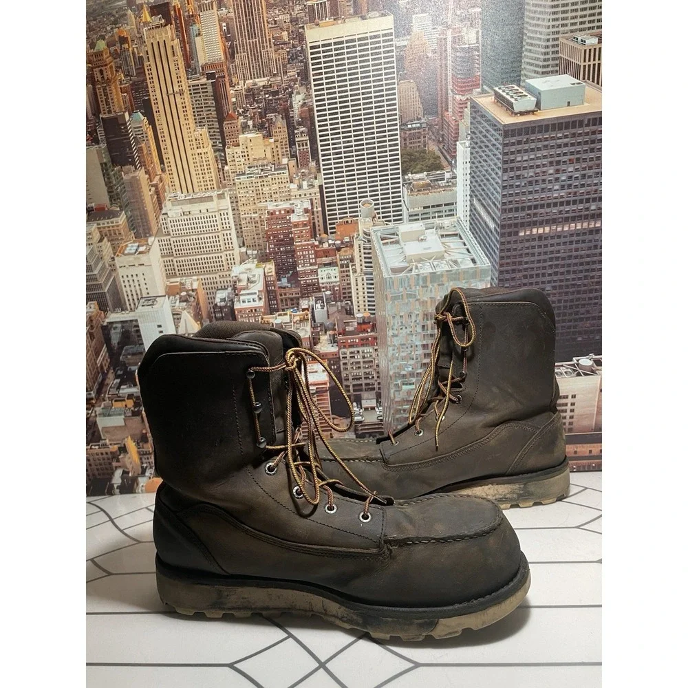 Red Wing 2442  Brown Steel Toe Work Boot Size US Size 11.5 E2 - Picture 8 of 14